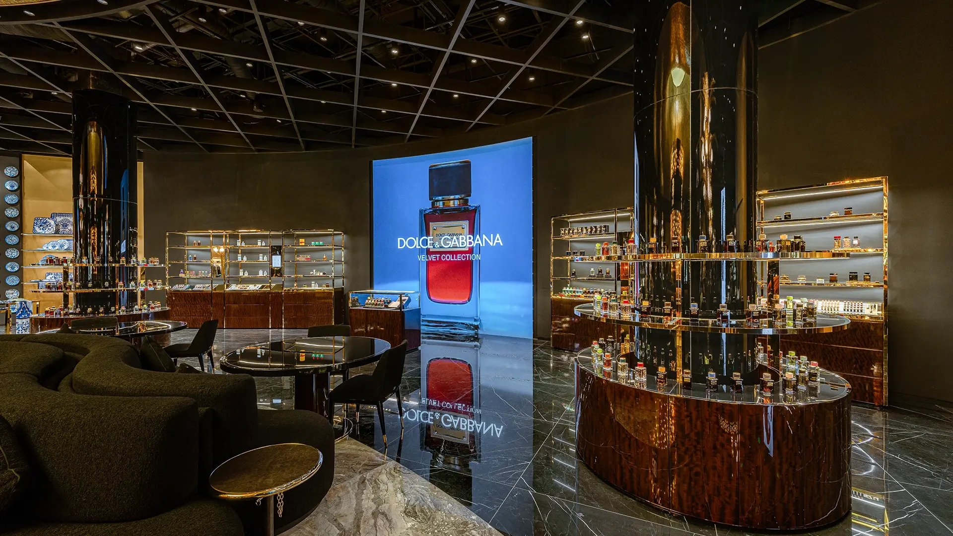 Dolce Gabanna Diriyah Gate flagship store interior fit out KSA 