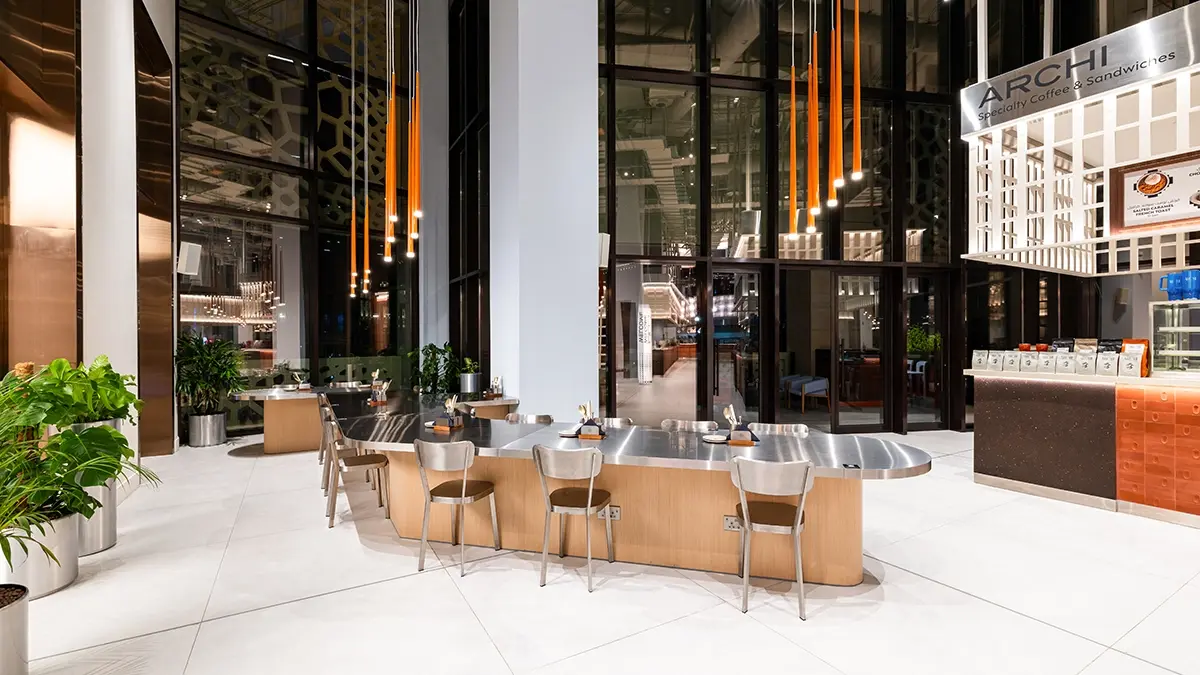 Msheireb Foodhall Qatar turnkey fit out completed by qatar fit our contractor Havelock One