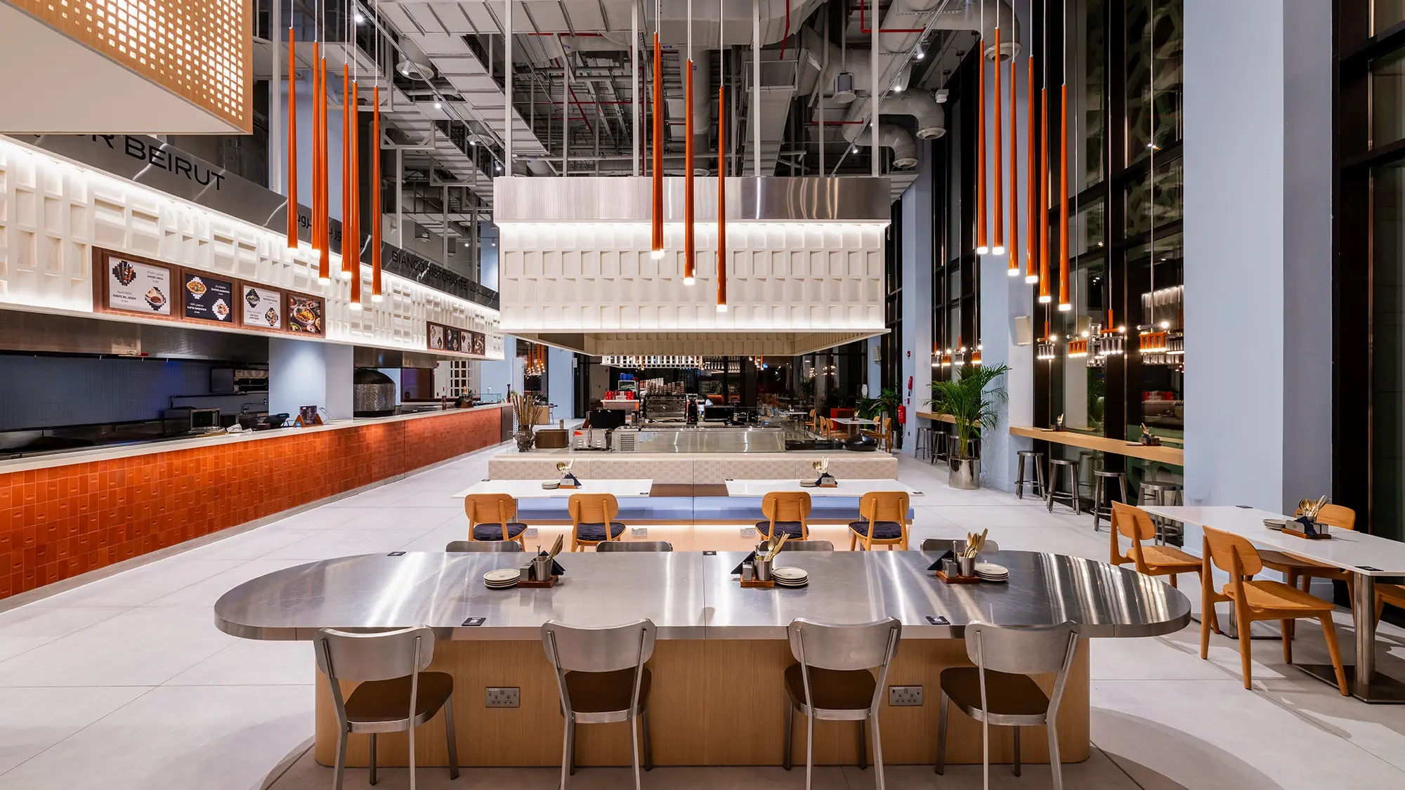 Msheireb Foodhall Qatar turnkey fit out completed by qatar fit our contractor Havelock One