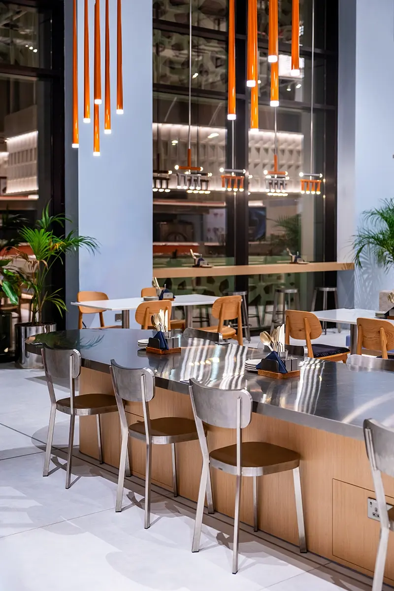 Msheireb Foodhall Qatar turnkey fit out completed by qatar fit our contractor Havelock One