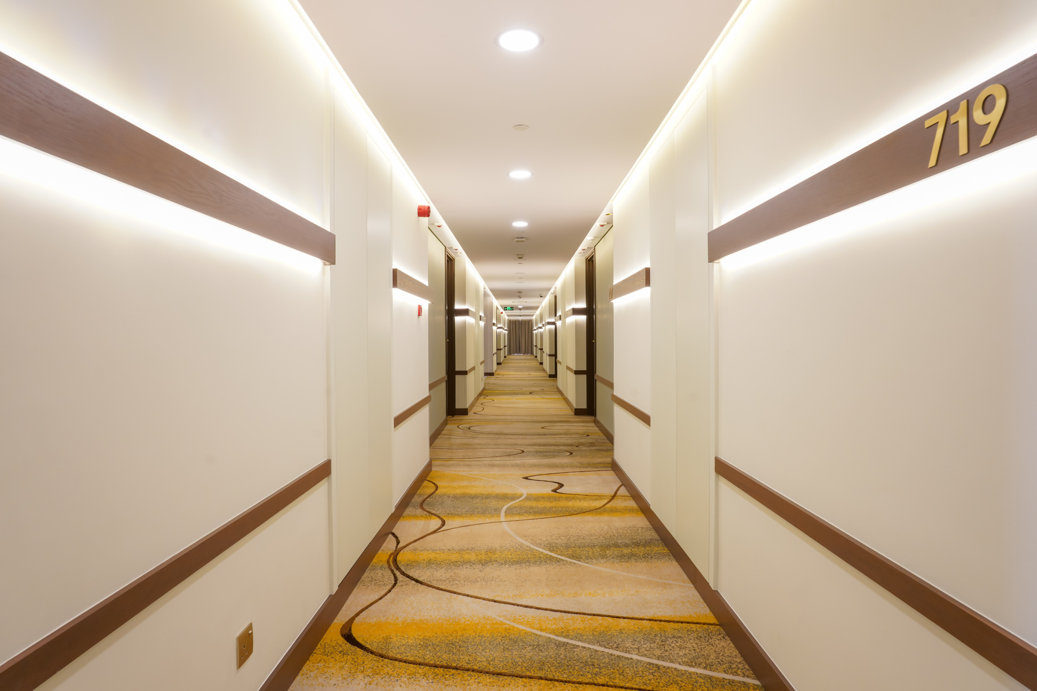 Golden Tulip Bahrain corridors of 5th and 7th floor