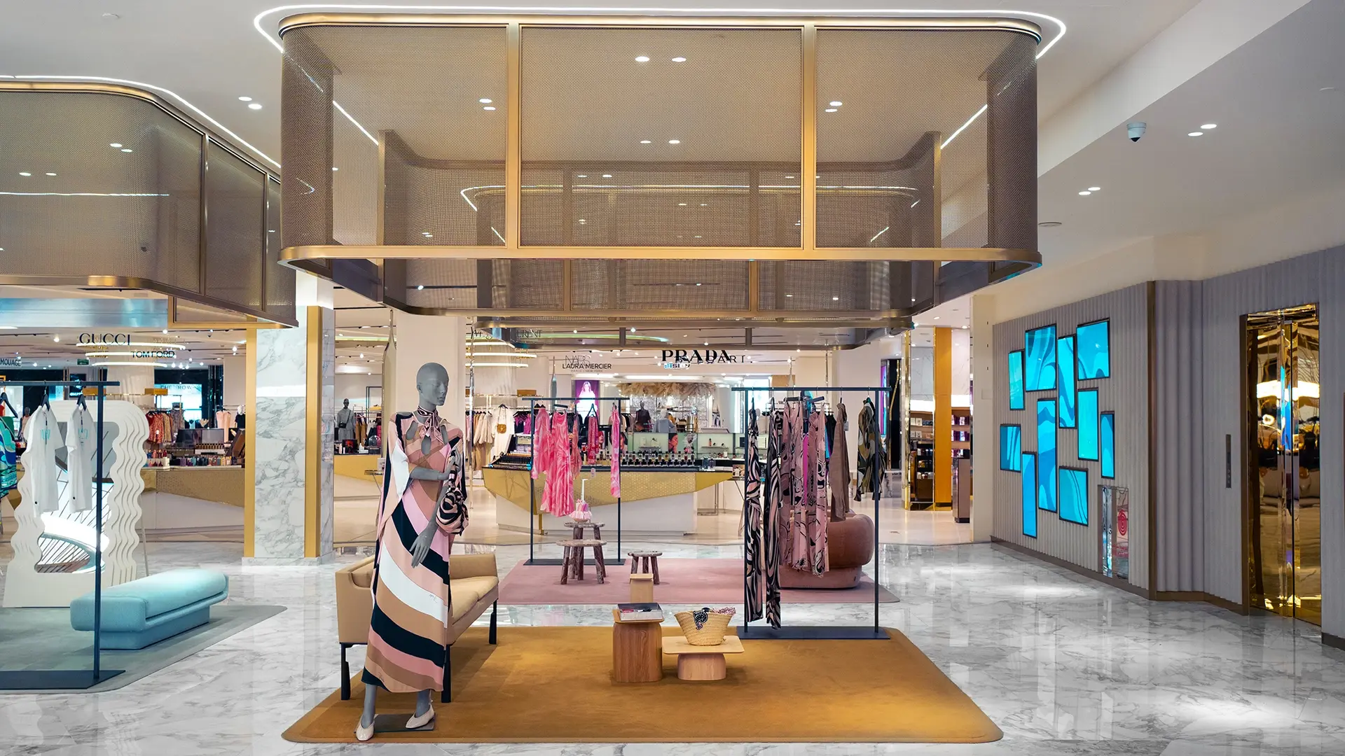 Harvey Nichols Interior fit out and custom manufacturing project