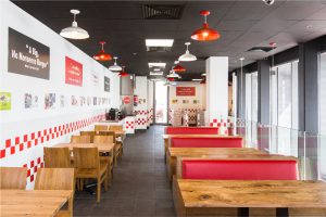 Havelock One was in charge of the turnkey fit-out of FIVE GUYS at Al Seef