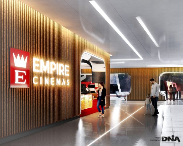 Empire Cinemas, rendering for multiplex in Riyadh